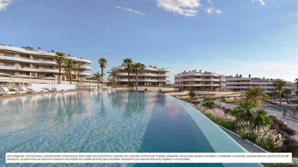 EG-Wohnung in Finestrat mit Poolansicht