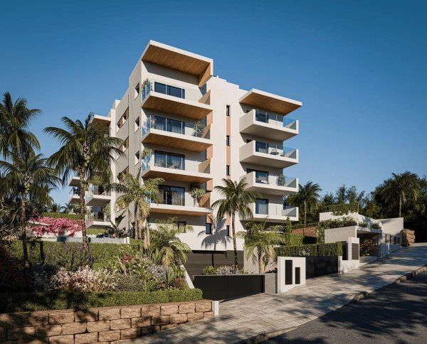 Modern apartment building in Estepona