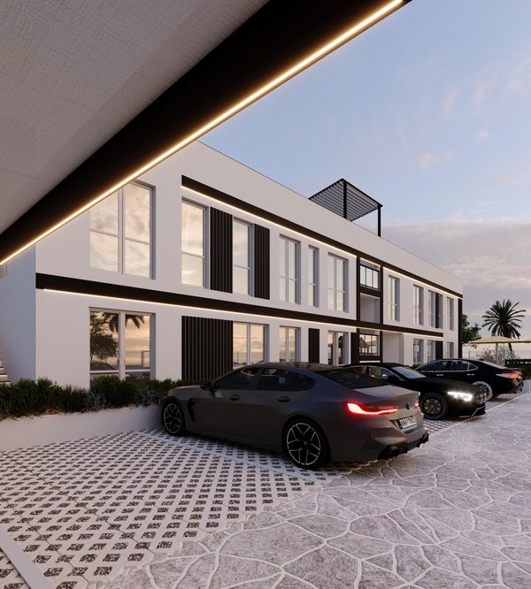 Modern apartment exterior in Finestrat