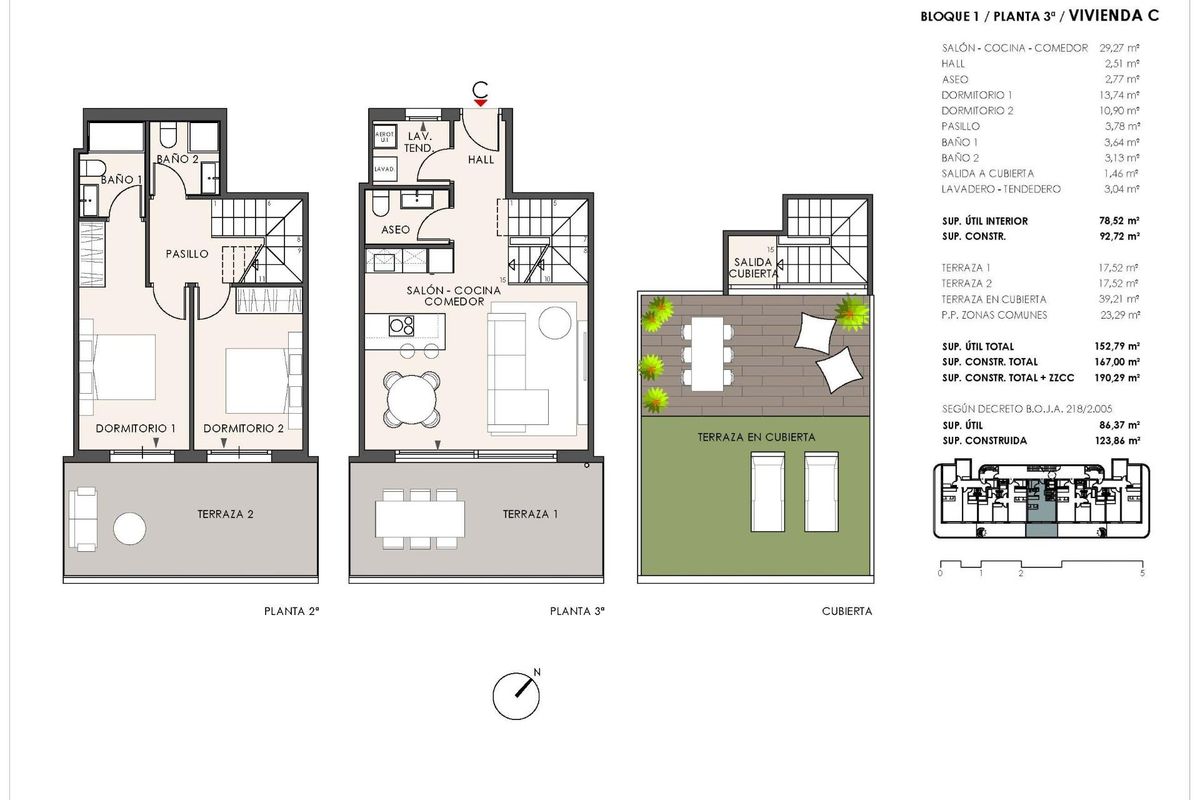 Fuengirola duplex building facade
