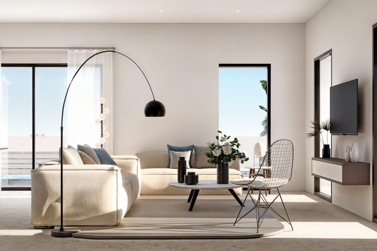 Contemporary villa kitchen Finestrat