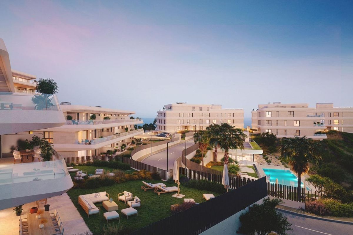 Woonkamer met uitzicht in Estepona