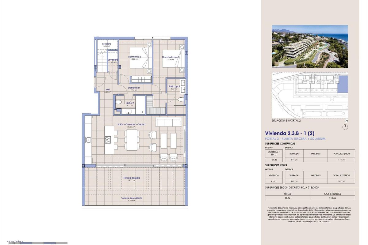 Penthouse terasz tengerre néző kilátással