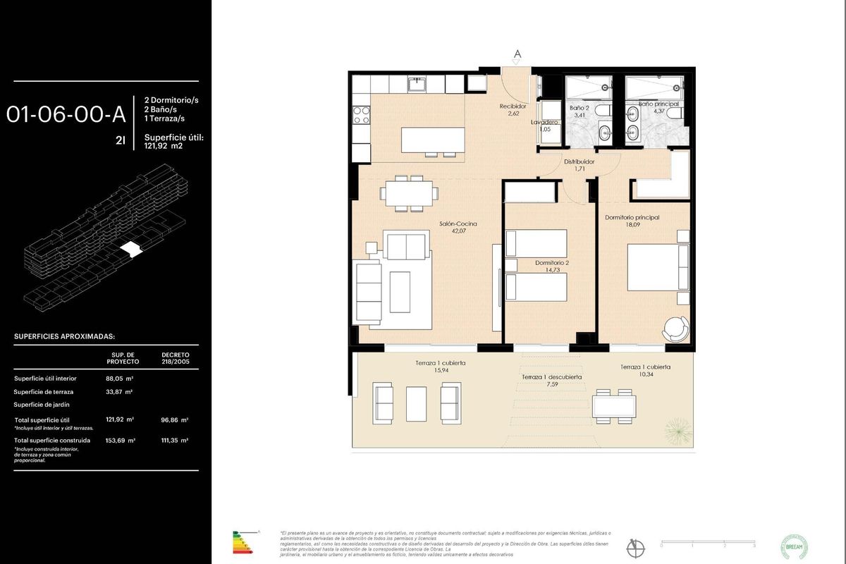 2-Bed Apartment Torremolinos Terrace - Image 20