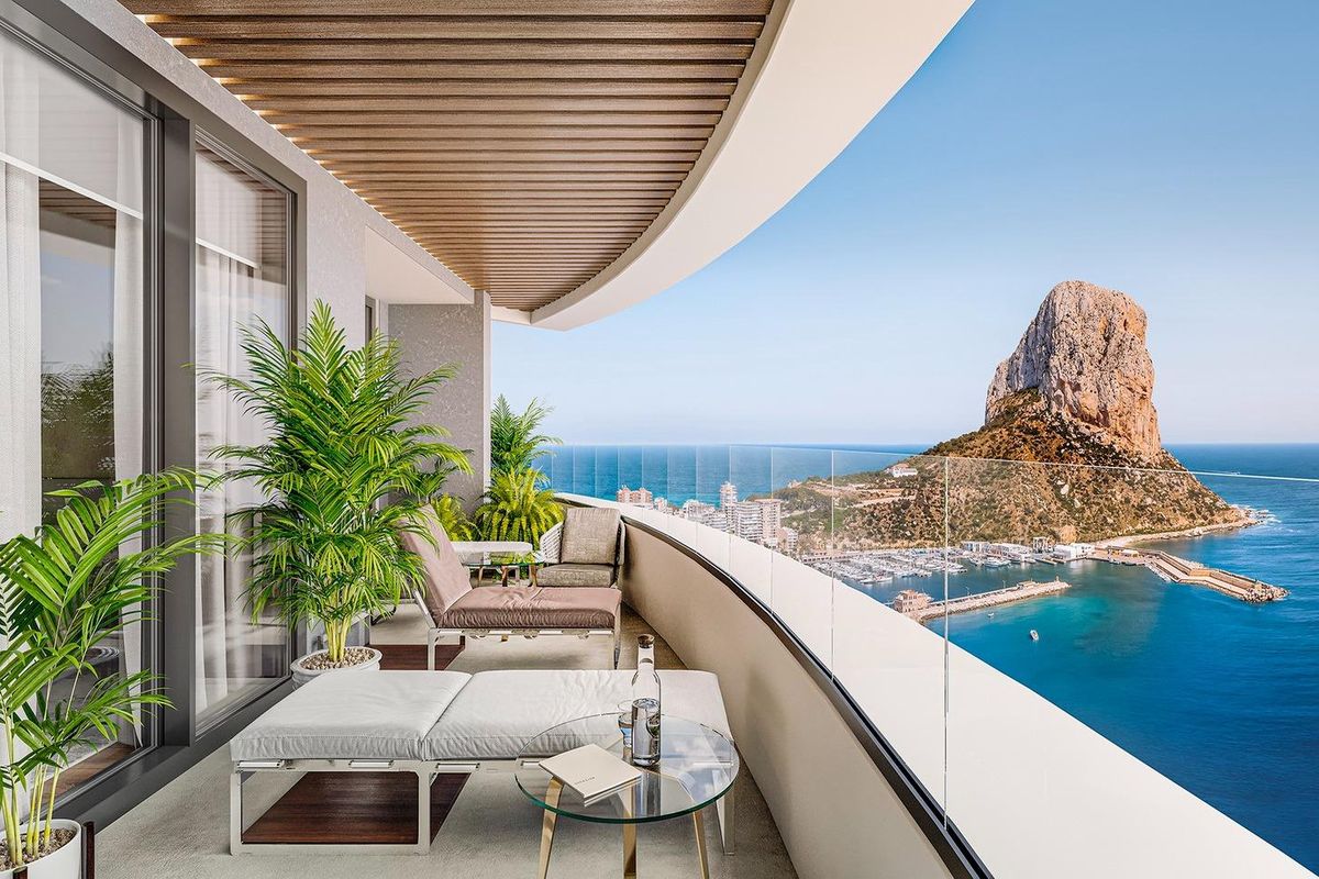 Calpe strand nabij penthouse