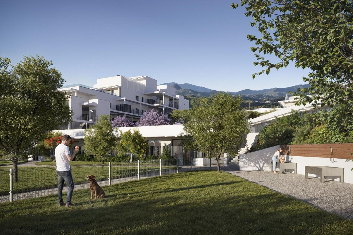 Parkeerplaats voor het appartement