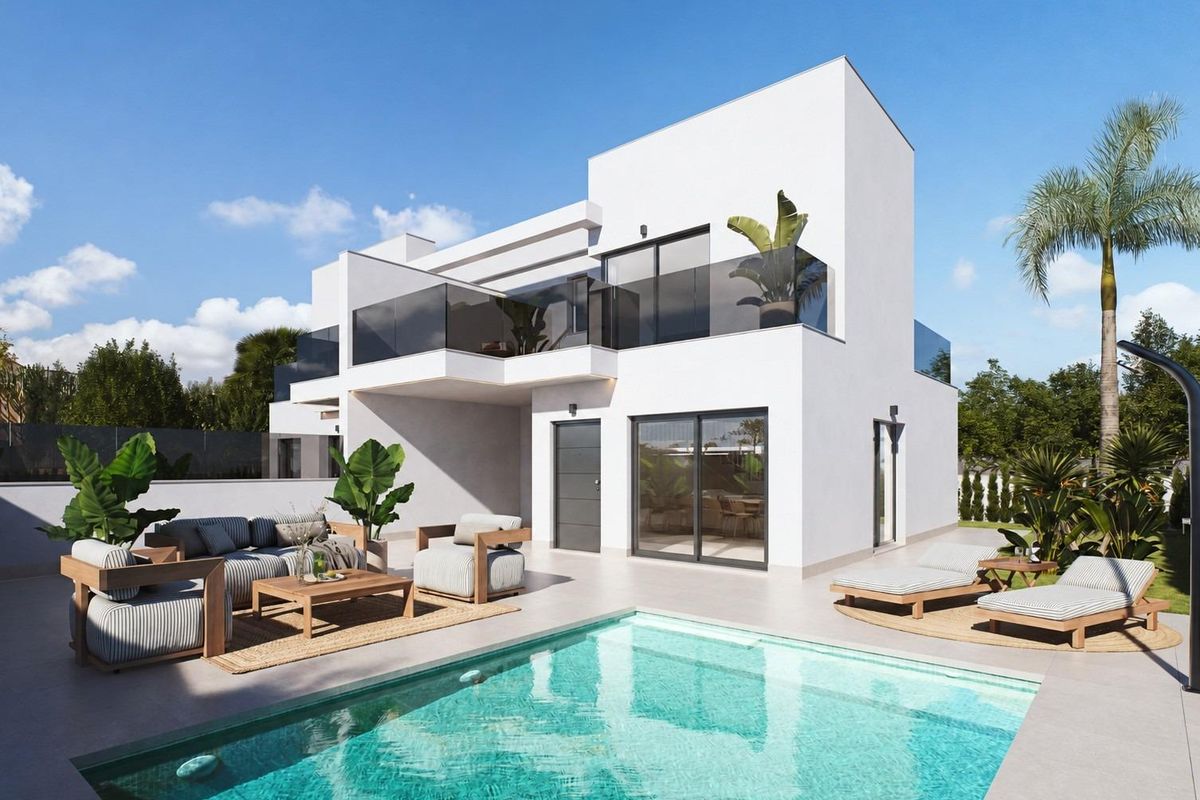Villa mit Pool in Los Alcazares