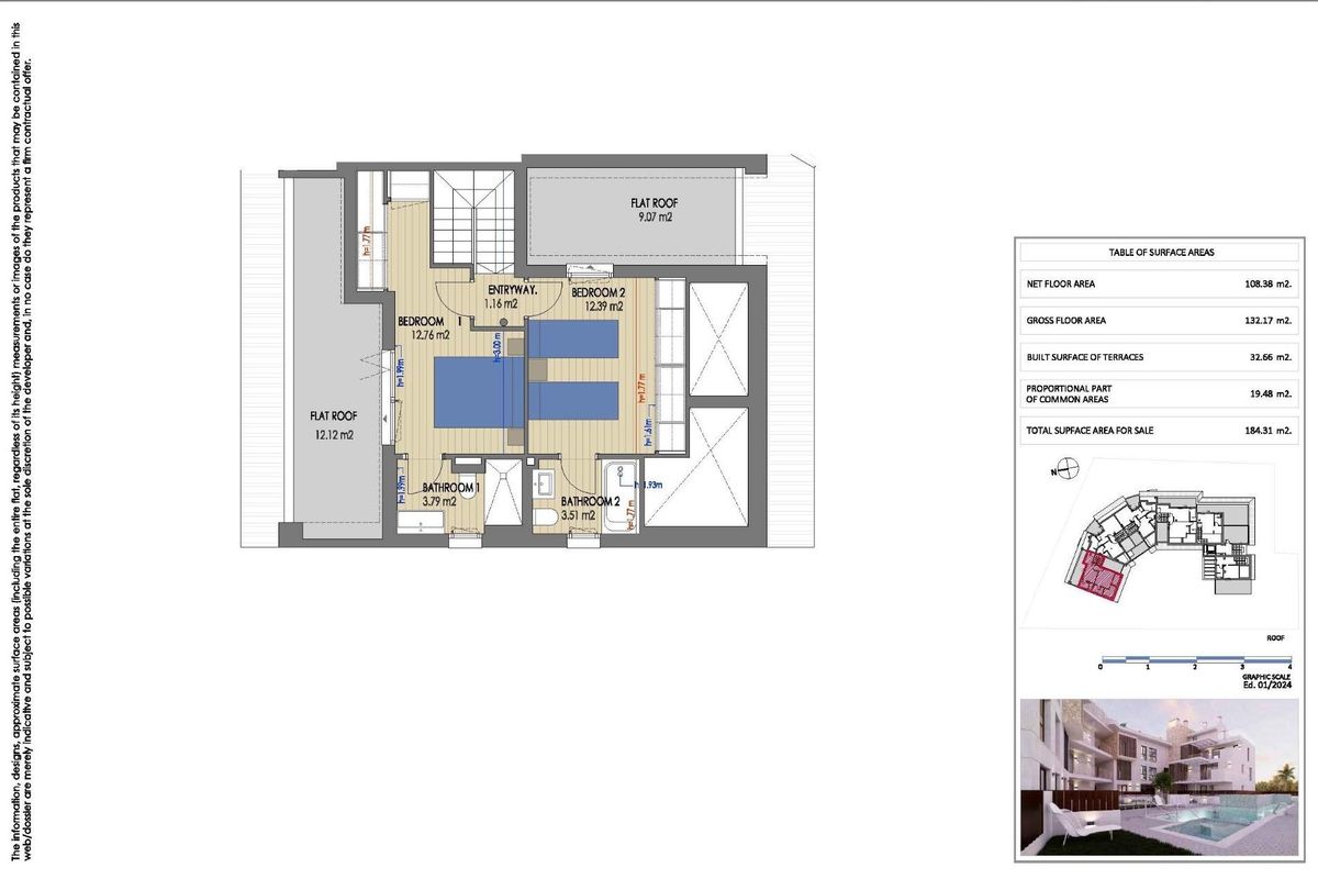 4-Bed Penthouse Javea Terrace - Image 15