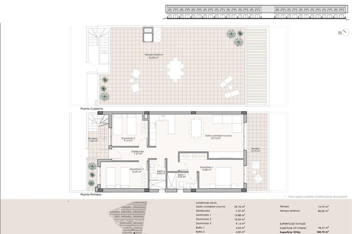 Pulpi penthouse interior design