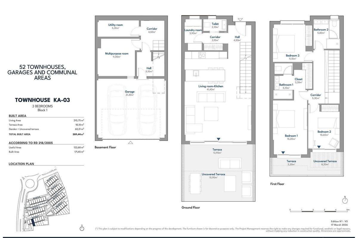 3-Hálószobás Town House Fuengirola Tengerre Néző - Kép 20