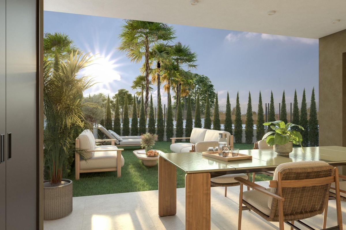 Spacious living area in Guardamar penthouse