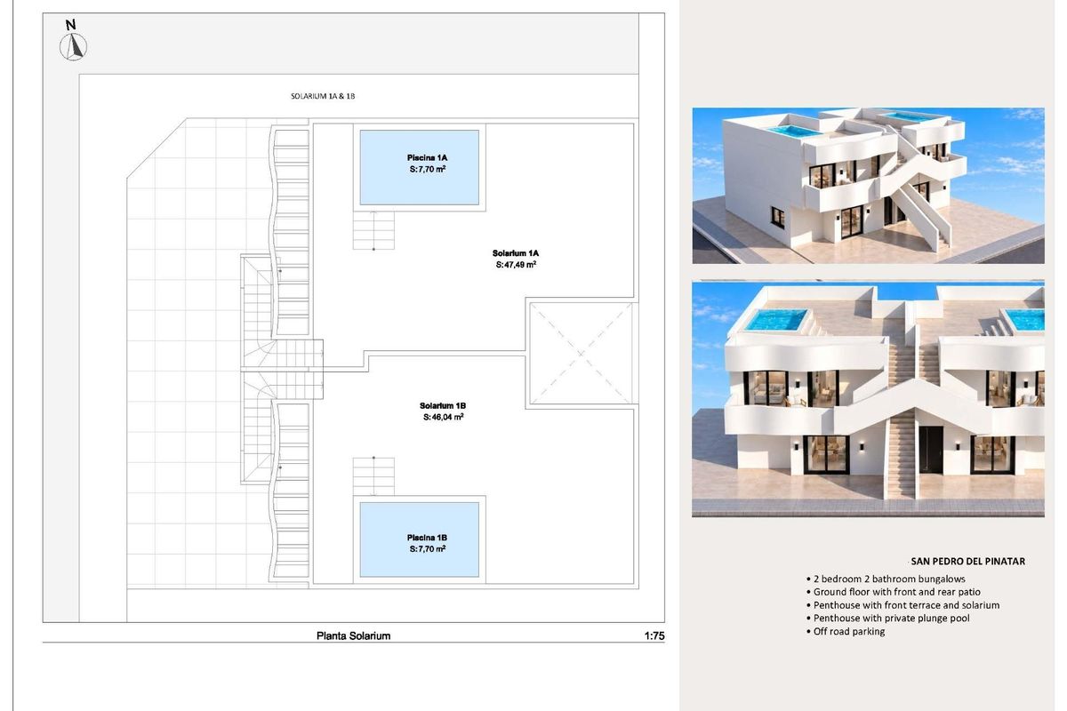 Kleinschalige nieuwbouwwoningen in San Pedro del Pinatar, op slechts 800 m van het strand
