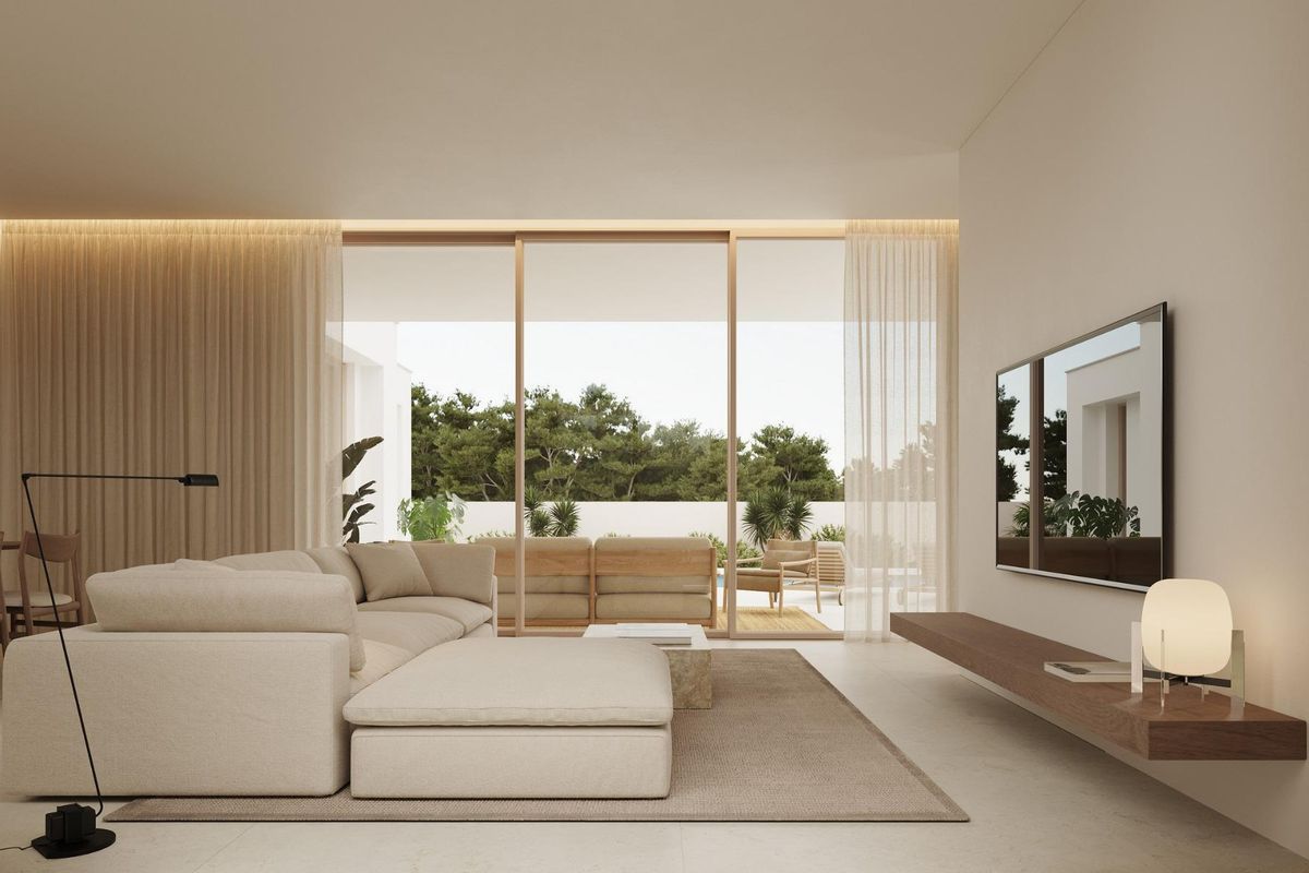 Master bedroom in Polop villa