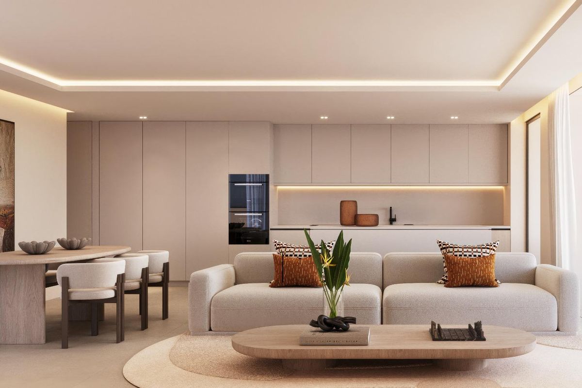 Golfbaan uitzicht vanuit penthouse Estepona