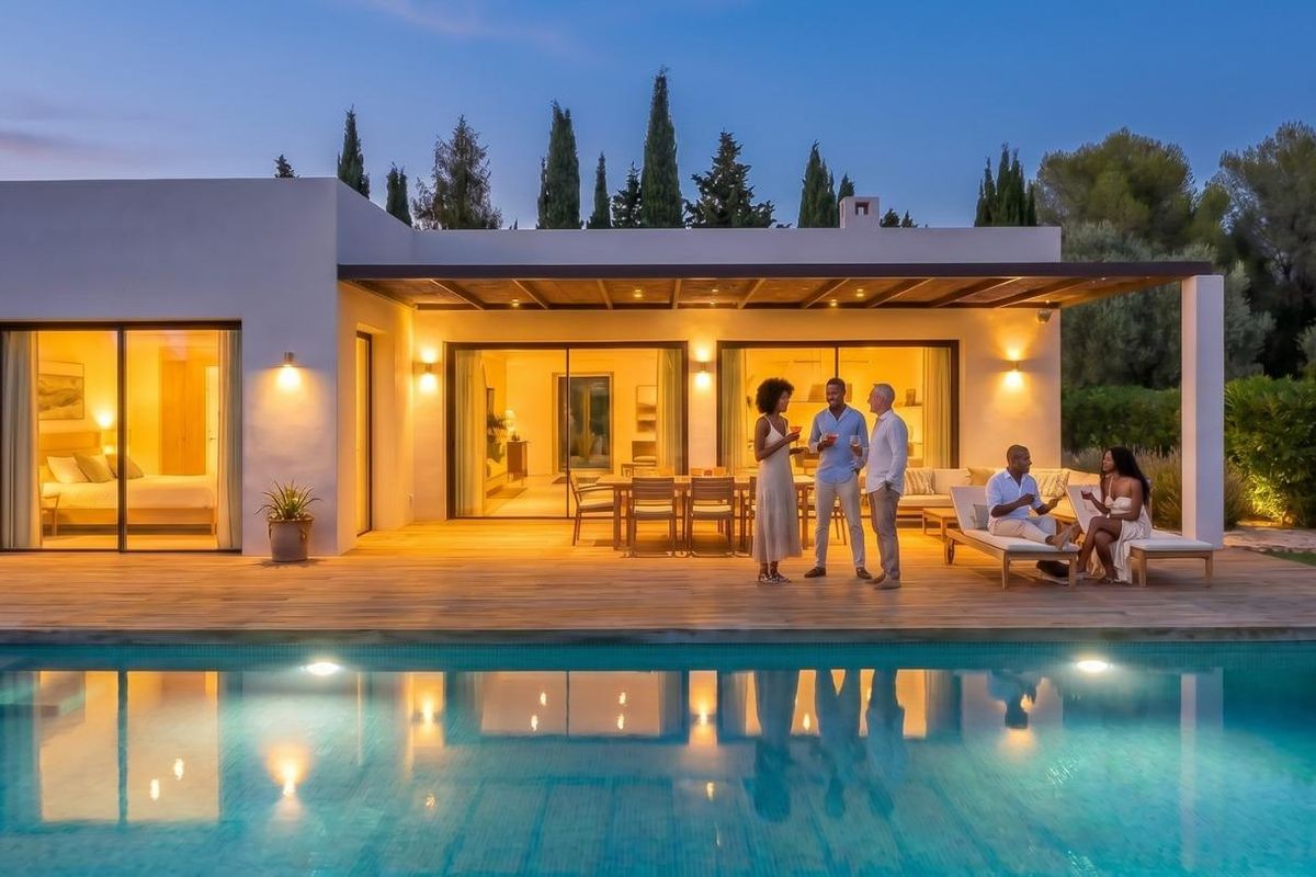 Spacious villa terrace in Pinoso