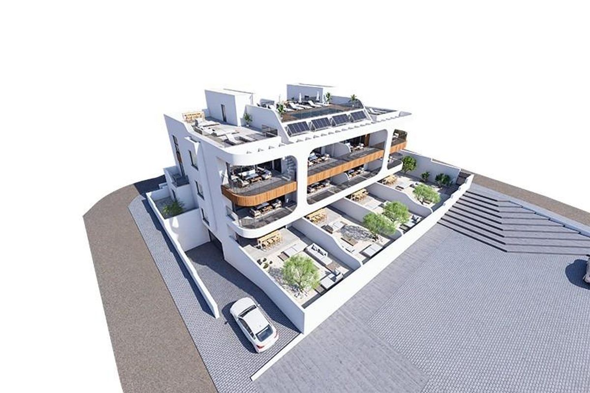 Wohnzimmer des Penthouses in Benijofar