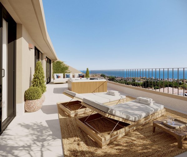 Penthouse in Fuengirola mit Meerblick