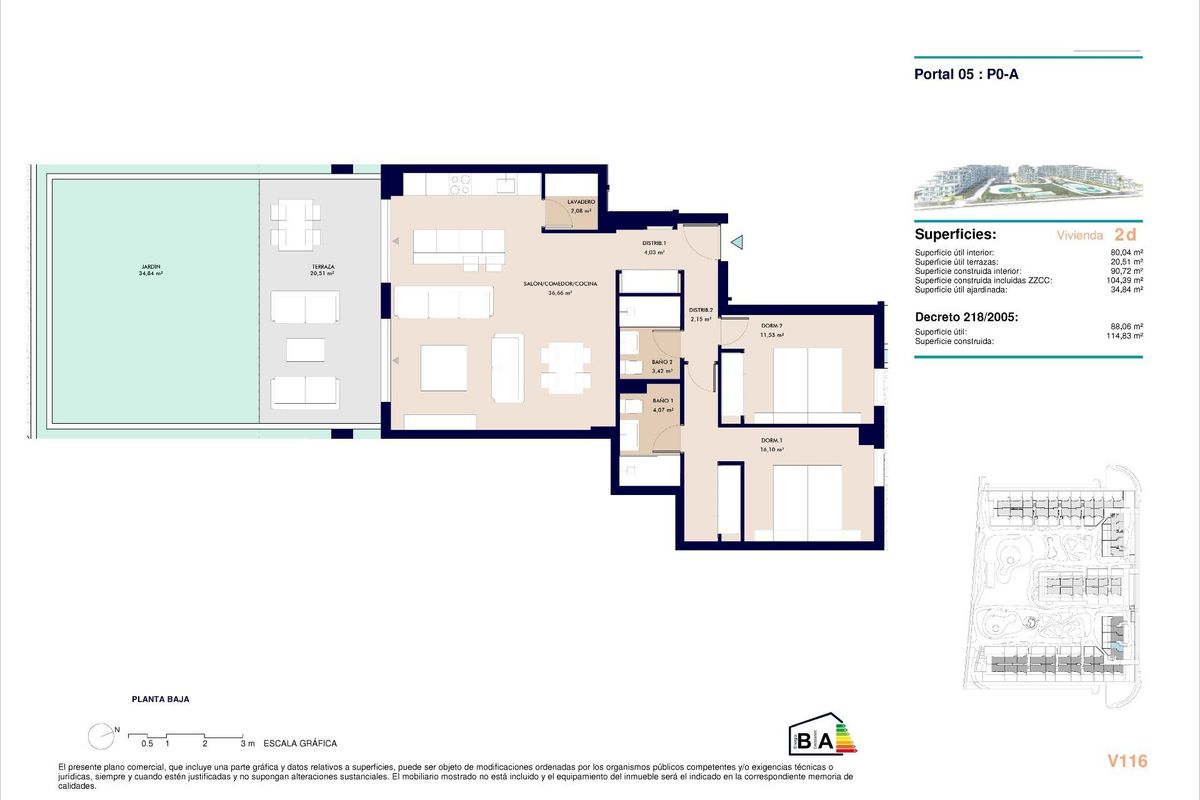 2-Bedroom Ground Floor Apartment in Almerimar