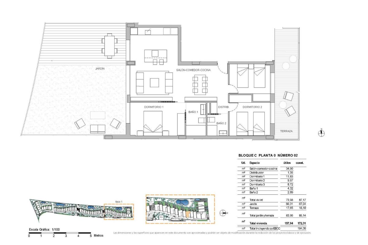 Social club in La Nucia apartment complex
