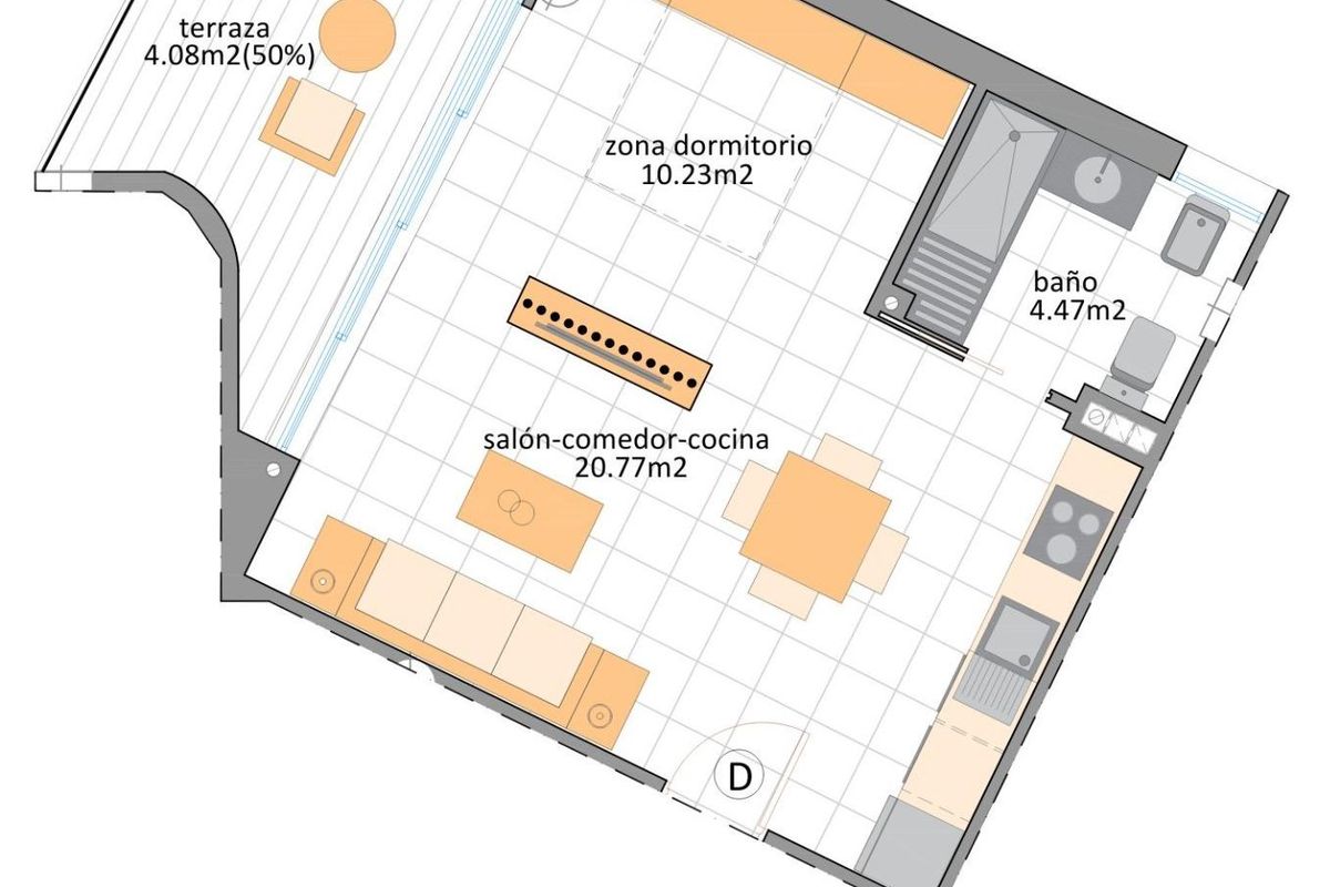 Storage room in Lo Pagan apartment