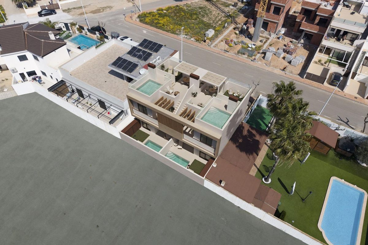 Modern belső tér San Pedro bungalóban