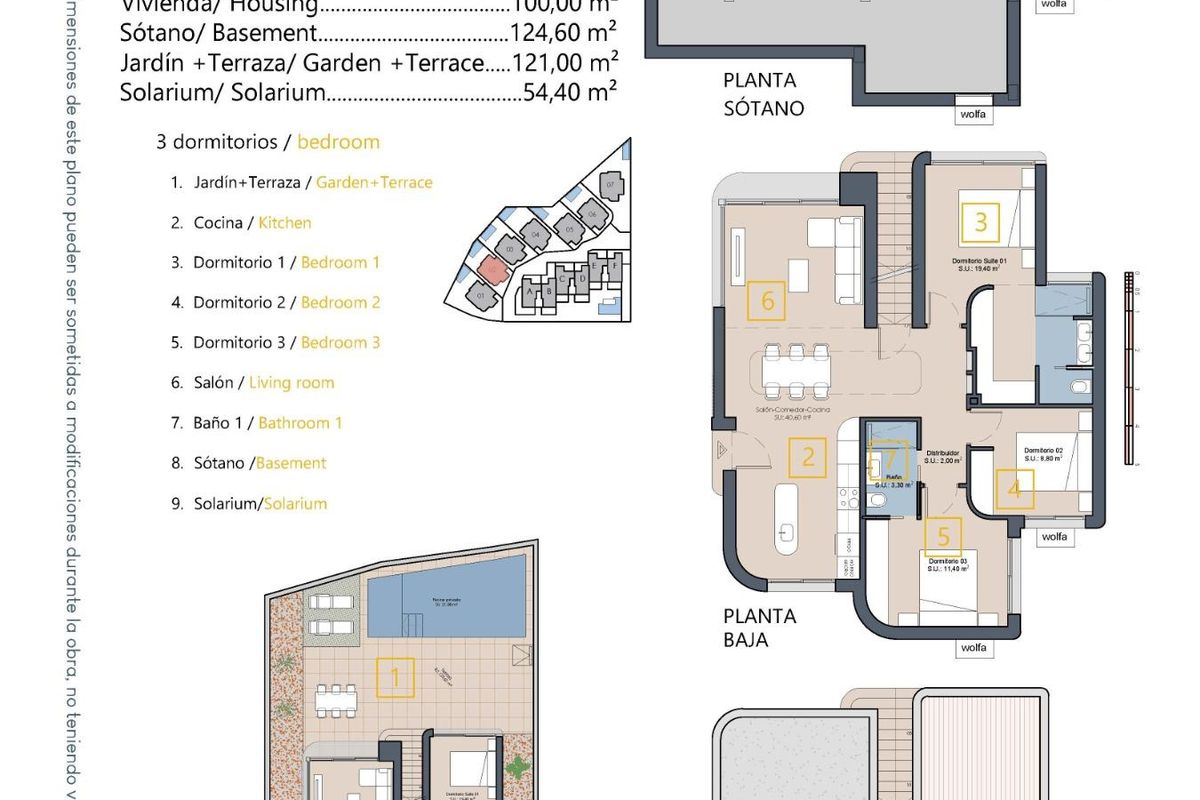 Ingang van villa in Los Alcázares