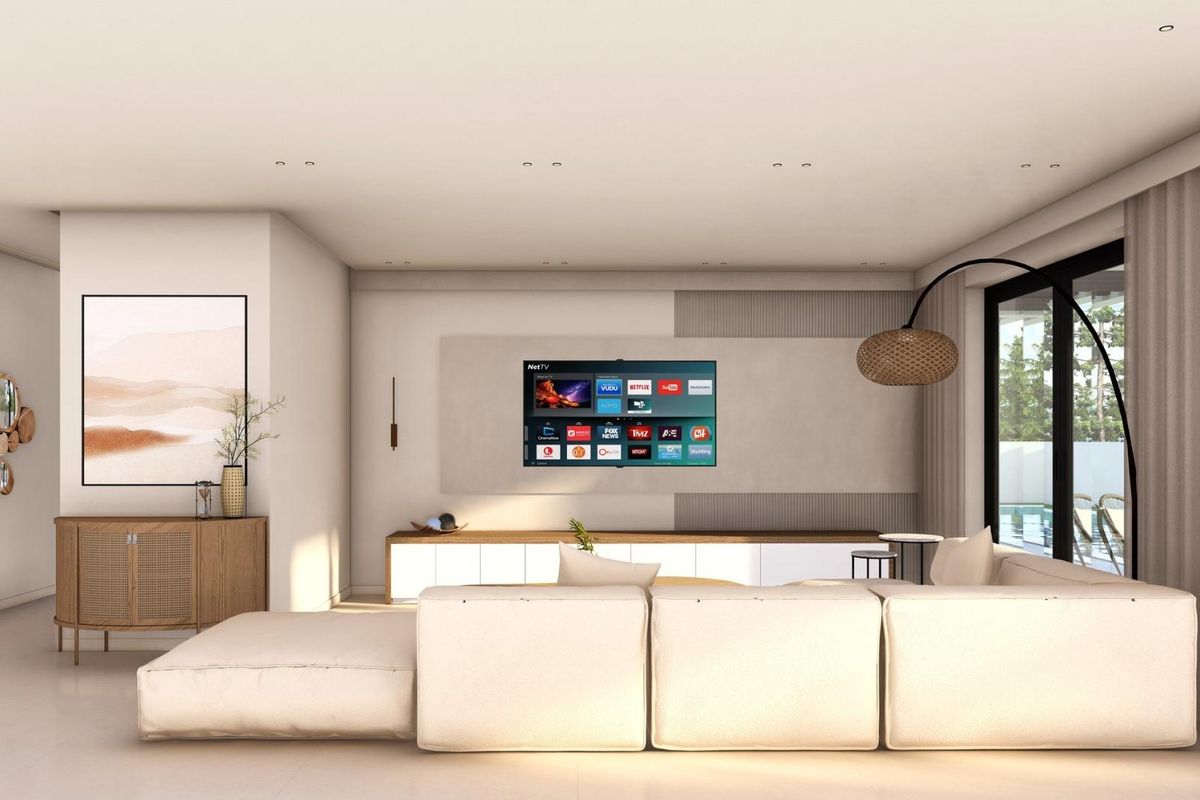 Privézwembad en terras van villa