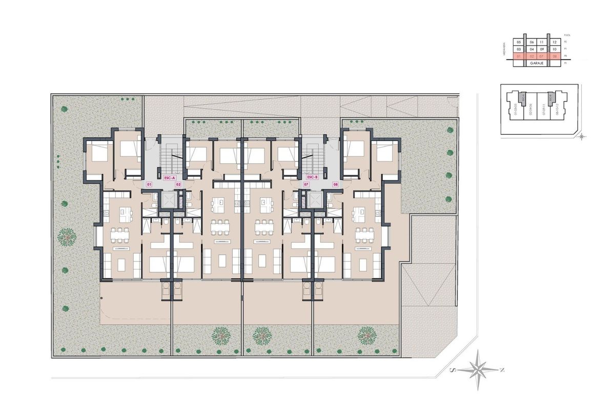 Gemeinschaftspool des Penthouses in Benijofar