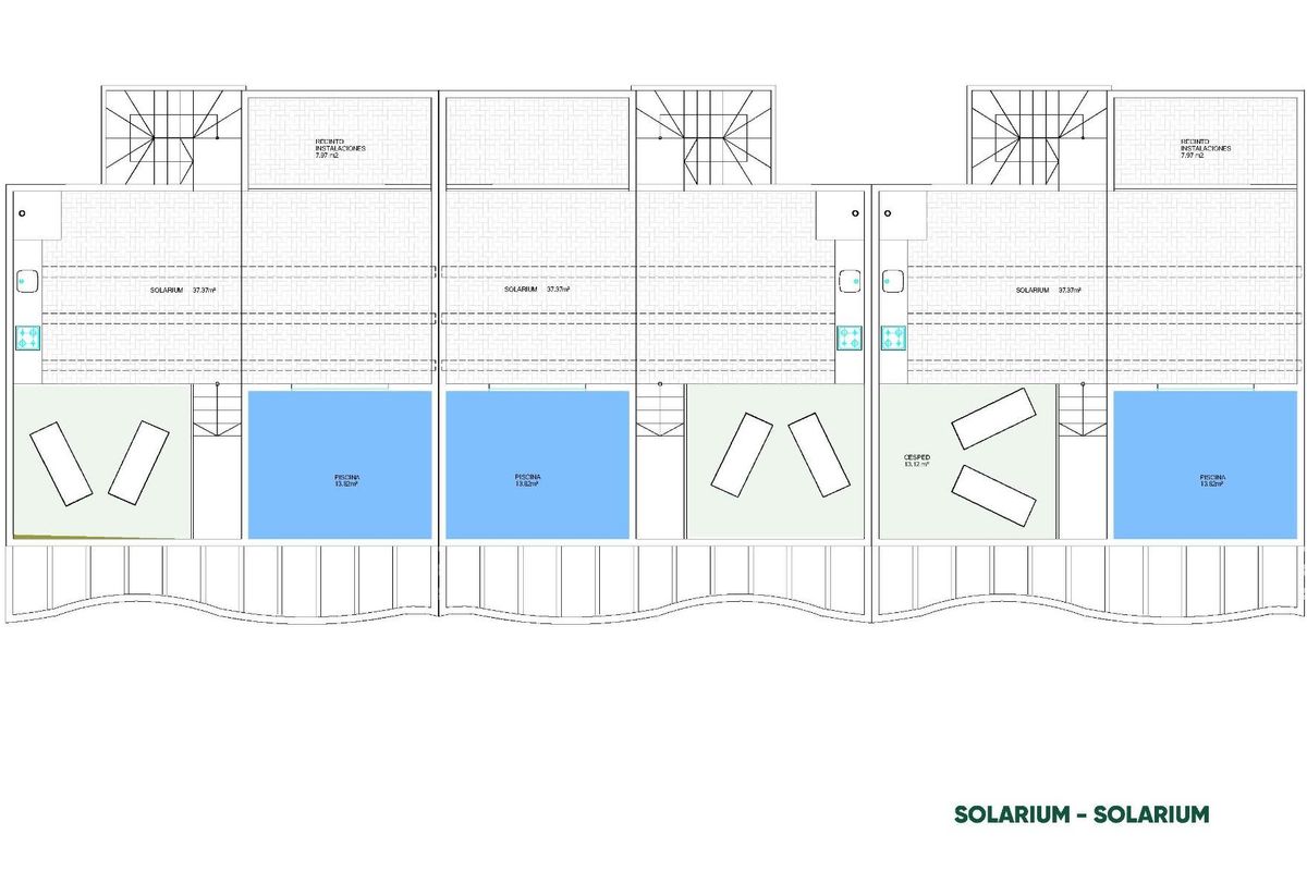 Eingangsbereich des Bungalows in Pilar de la Horadada