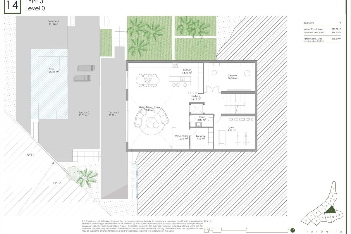 Villa in Marbella met lift