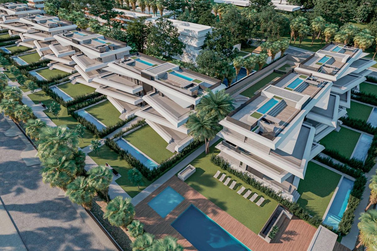 Penthouse met terras in Estepona