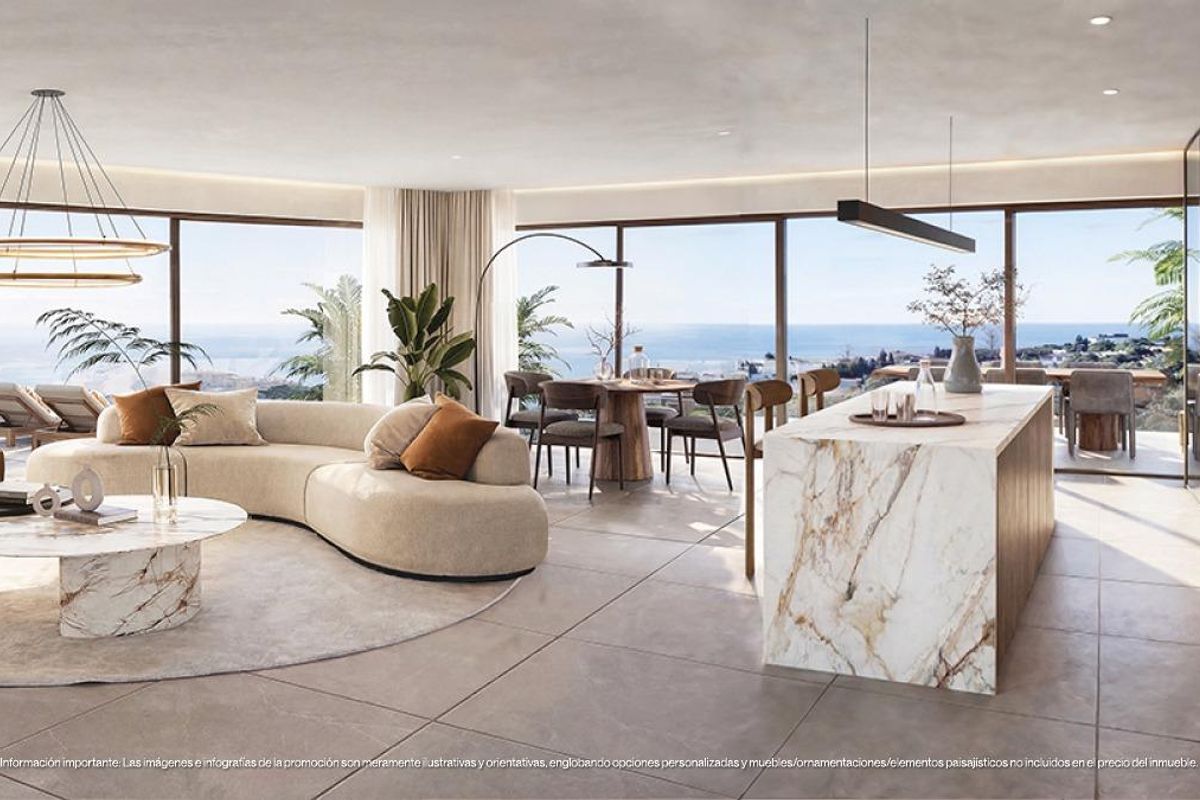 Offener Wohnbereich mit viel Licht