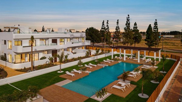 Neubau-wohnanlage in der nähe von serena golf und dem Mar Menor in los alcazares