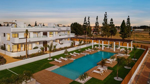 Neubau-wohnanlage in der nähe von serena golf und dem Mar Menor in los alcazares