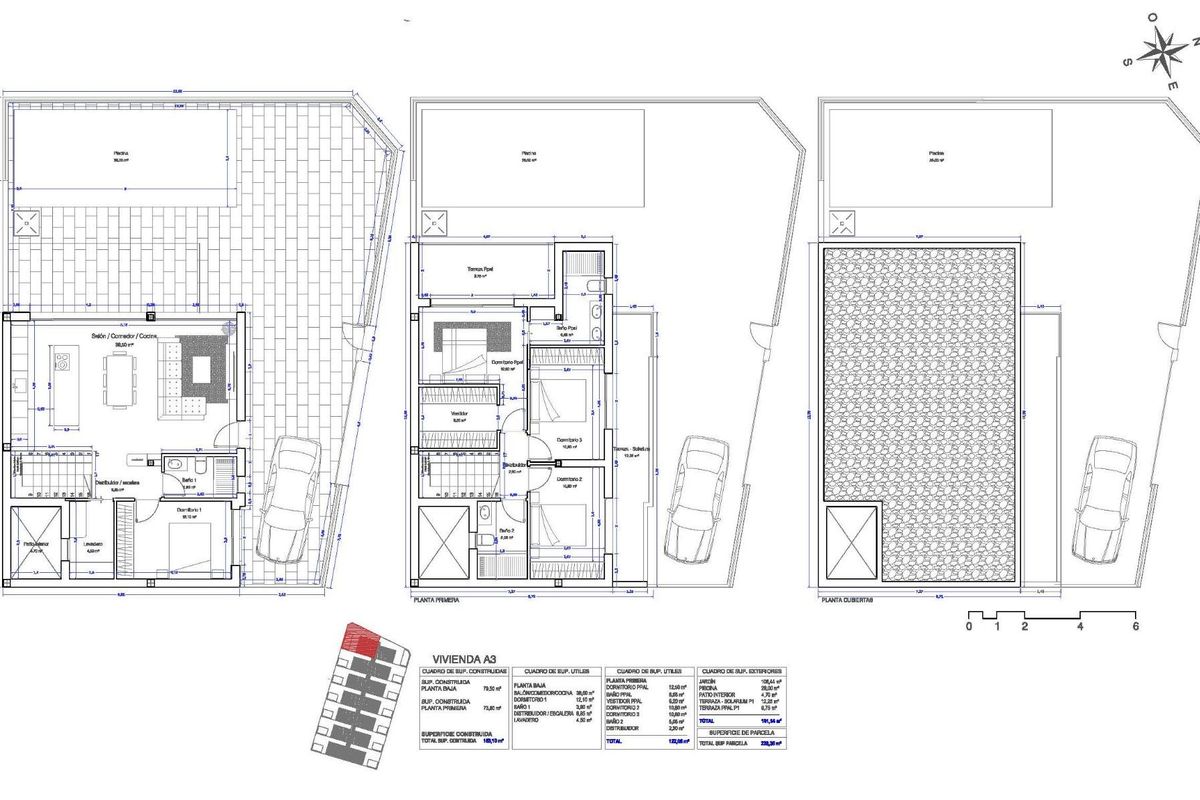 Moderne town house gevel San Pedro