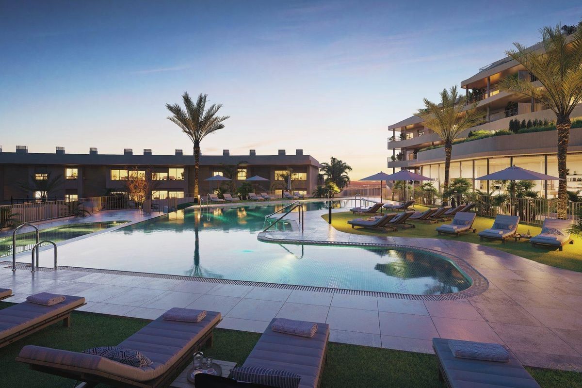 Luxurious penthouse terrace in El Higuerón
