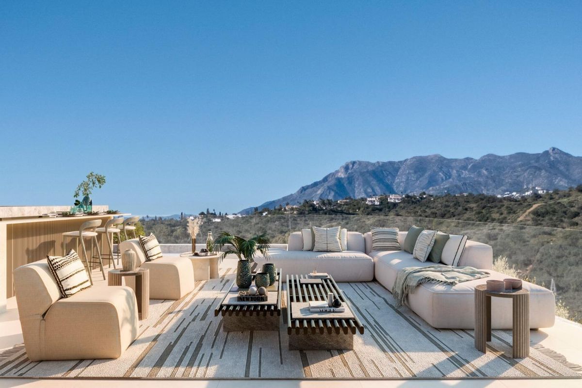 Gym facilities in Marbella penthouse complex