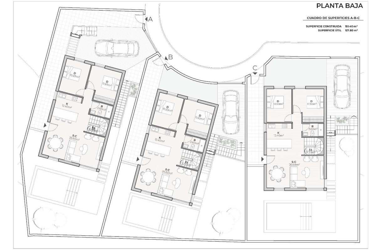 3-Slaapkamer Villa Mazarron Zwembad - Afbeelding 20