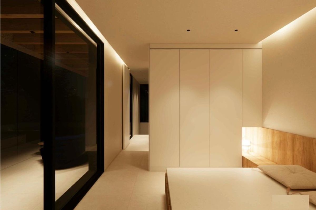 Terras met zeezicht in Polop villa