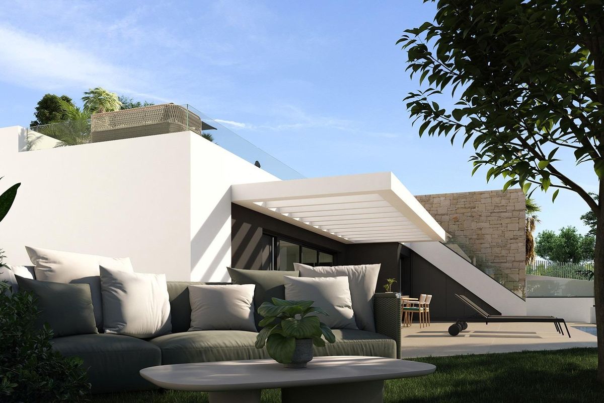 Terrasse mit Pool in Mutxamel