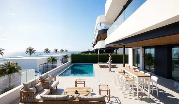 Földszinti lakás Los Alcazares terasz