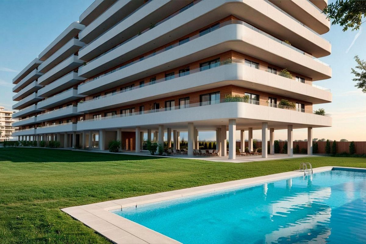 Modern apartment building in Moncofa