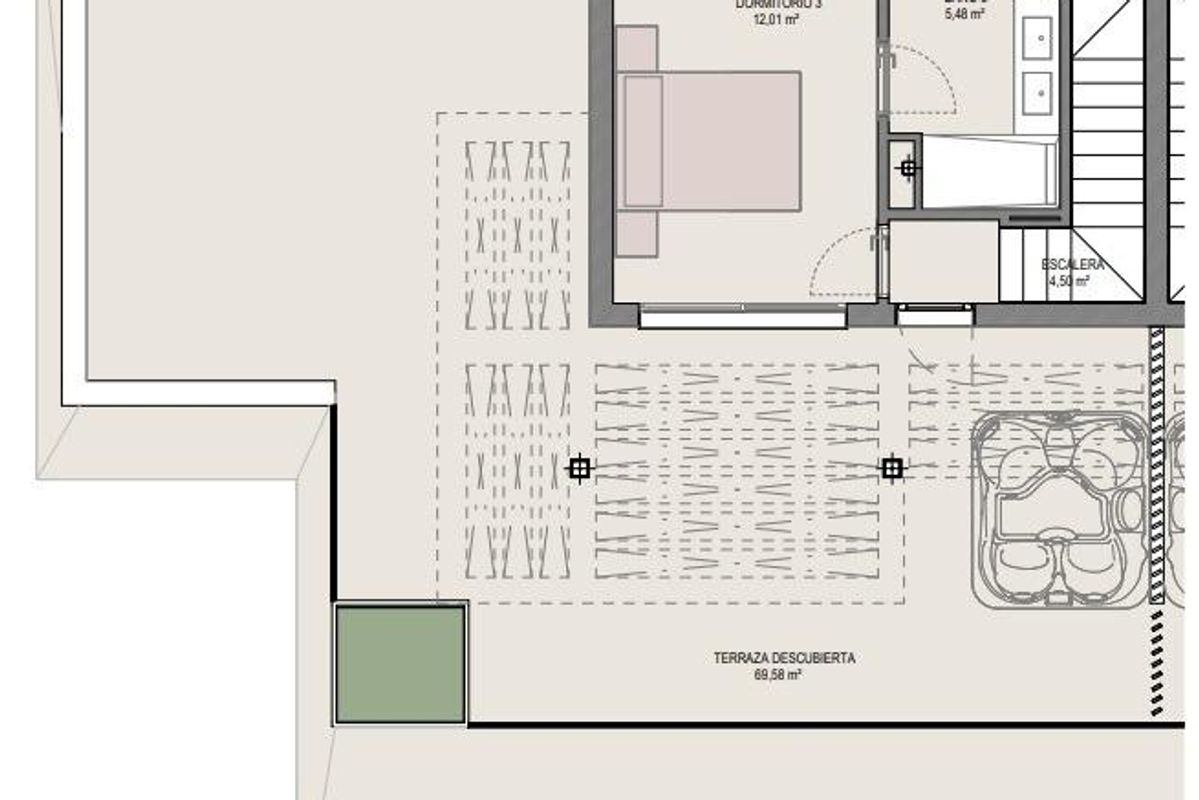 3-Bedroom Penthouse in Estepona