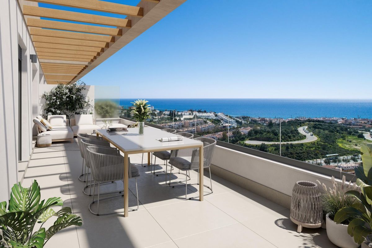 Parking area in Mijas apartment complex