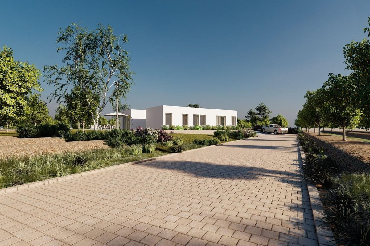 Expansive plot with countryside views