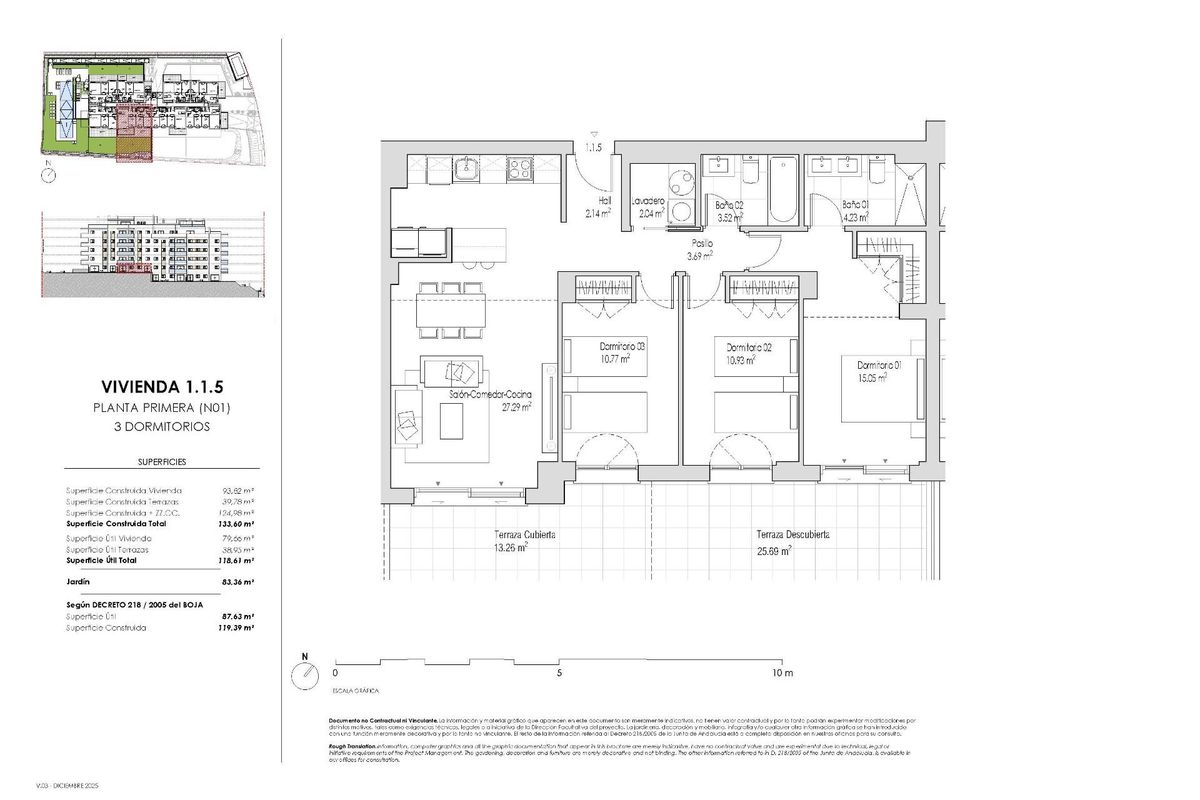 Parking area in Estepona apartment complex