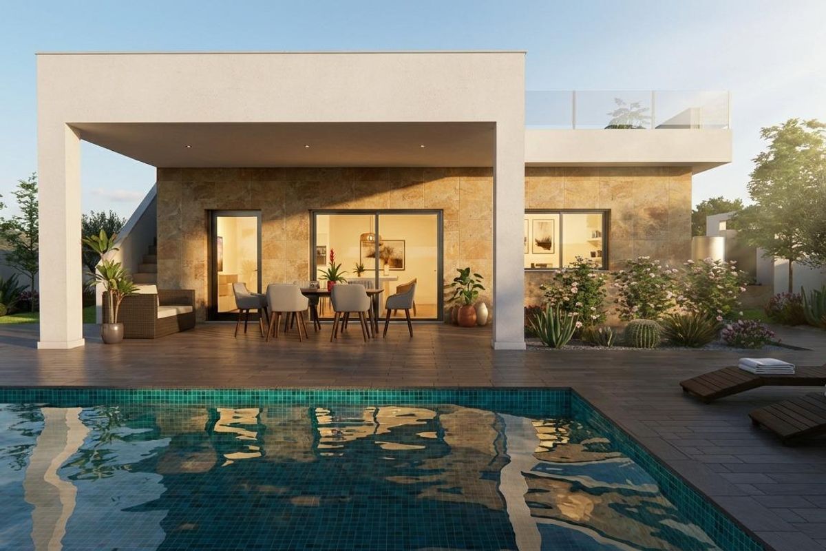 New Build Villa with Private Pool in Vistabella, Jacarilla