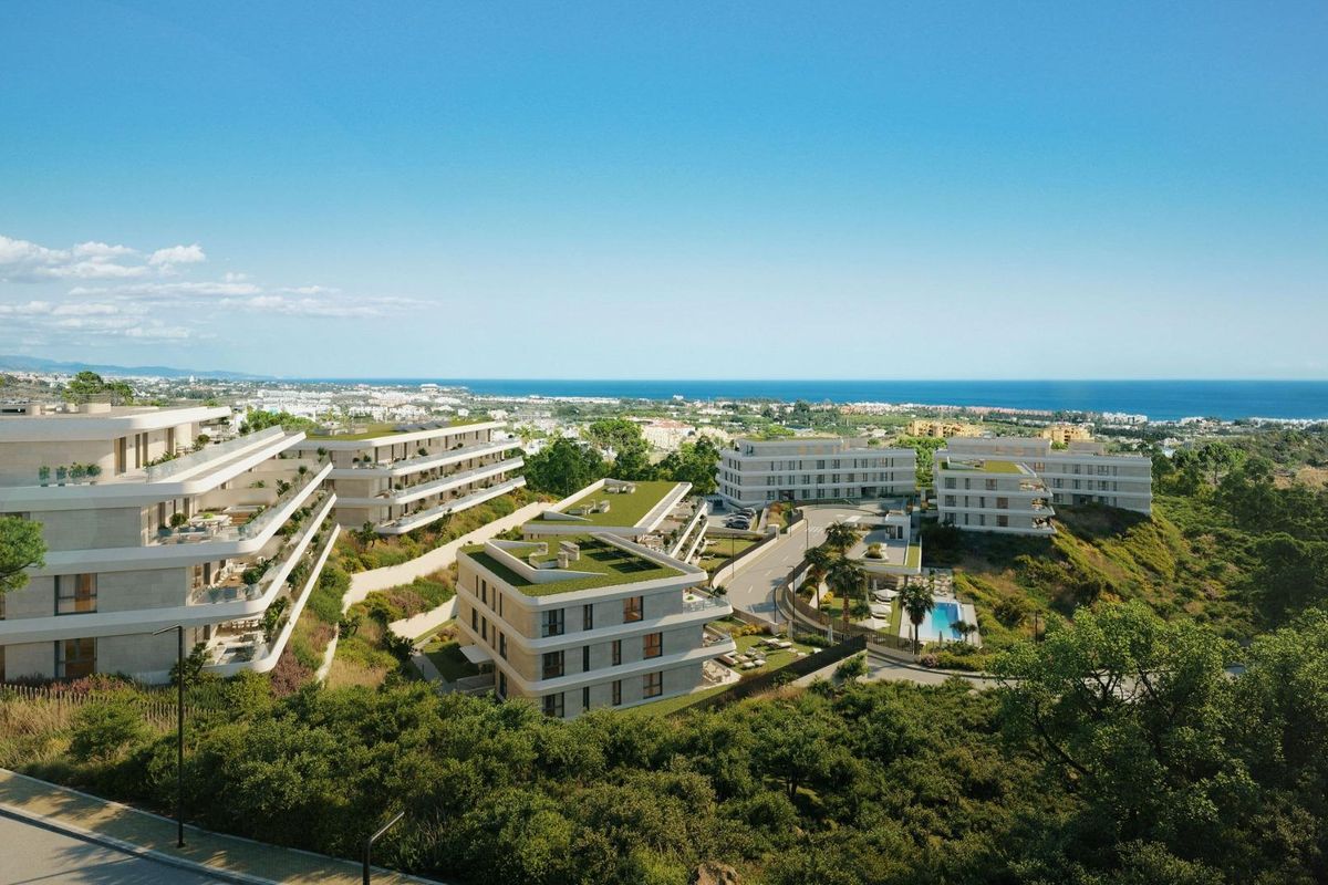 Zwembad bij appartementen in Estepona