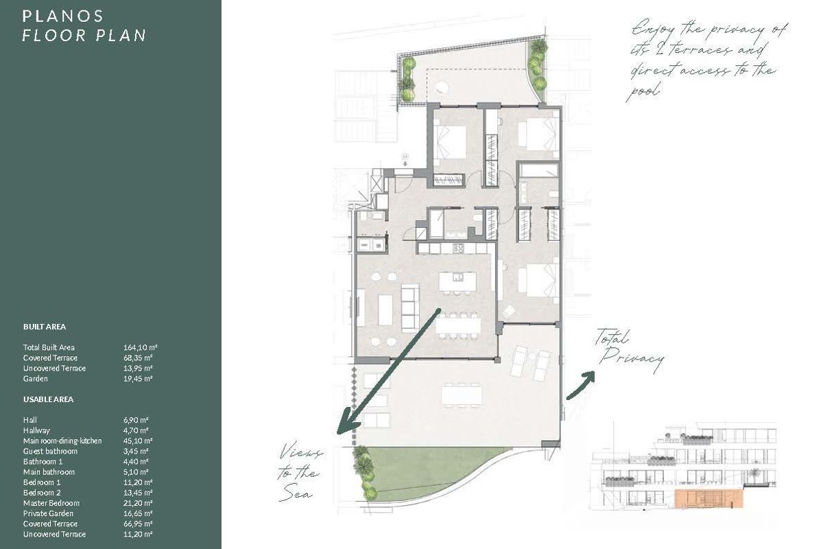 Proximity to Dunas de Artola beach from apartment