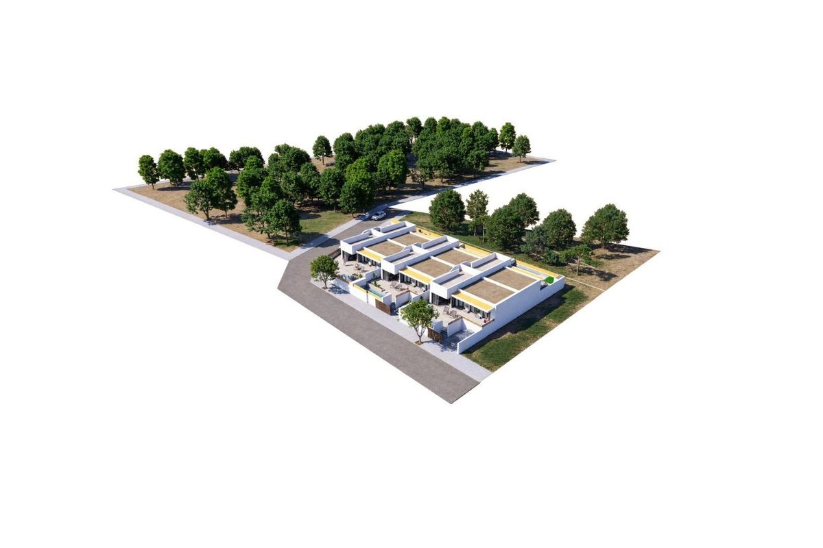 Bedroom in Ibiza-style Dolores villa